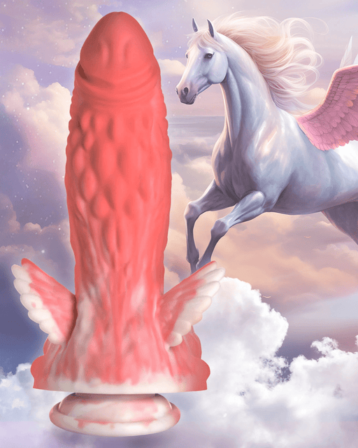 XR Brands Dildo Pegasus Pecker Winged Silicone Dildo