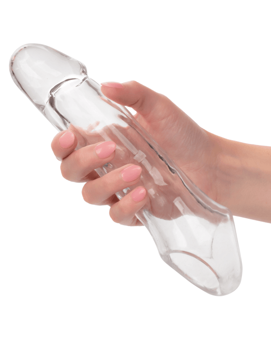 CalExotics Penis Extension Performance Maxx 7.5 Inch Clear Penis Extension with Ball Strap