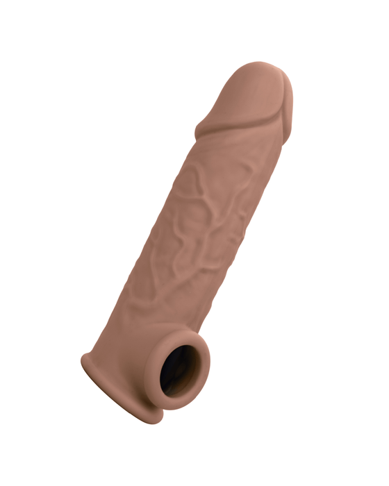 CalExotics Penis Extension Performance Maxx Life-Like 7 Inch Extension with Ball Strap - Chocolate