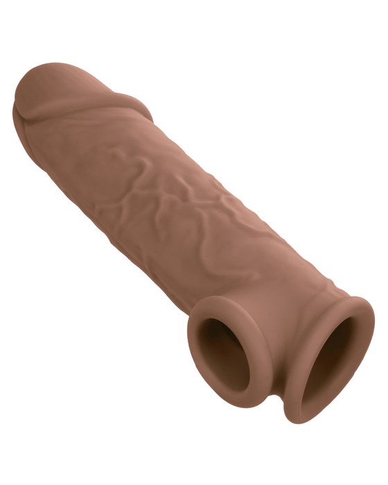 CalExotics Penis Extension Performance Maxx Life-Like 7 Inch Extension with Ball Strap - Chocolate