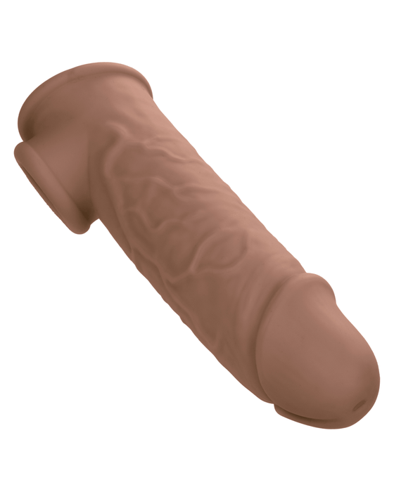 CalExotics Penis Extension Performance Maxx Life-Like 7 Inch Extension with Ball Strap - Chocolate