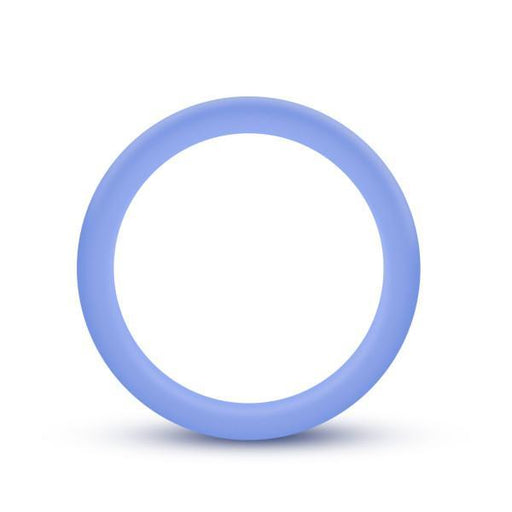 Blush Novelties Cock Ring Performance Silicone Glo Cock Ring - Blue