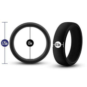 Performance Silicone Go Pro Black Cock Ring - Black
