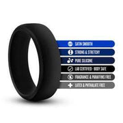 Performance Silicone Go Pro Black Cock Ring - Black
