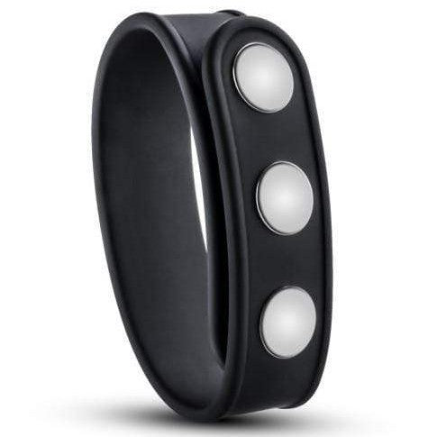 Performance VS5 Silicone 3 Snap Cock Strap - Black