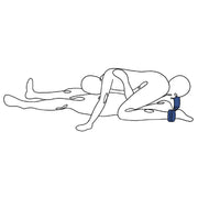 Pivot Positioning Bar Sex Sling with Cuffs - Black