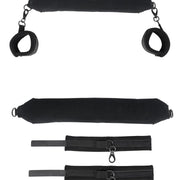 Pivot Positioning Bar Sex Sling with Cuffs - Black