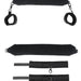 Pivot Positioning Bar Sex Sling with Cuffs - Black