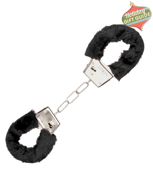 CalExotics Handcuffs Playful Furry Cuffs - Black