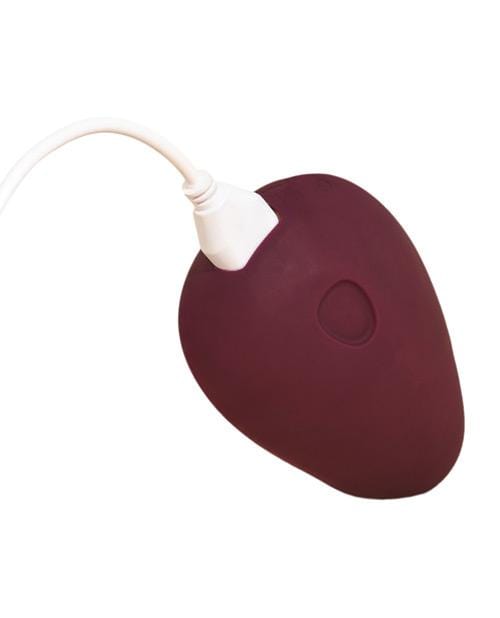 Dame Products Vibrator Pom Hand Held Flexible Silicone Vibrator by Dame Products - Plum