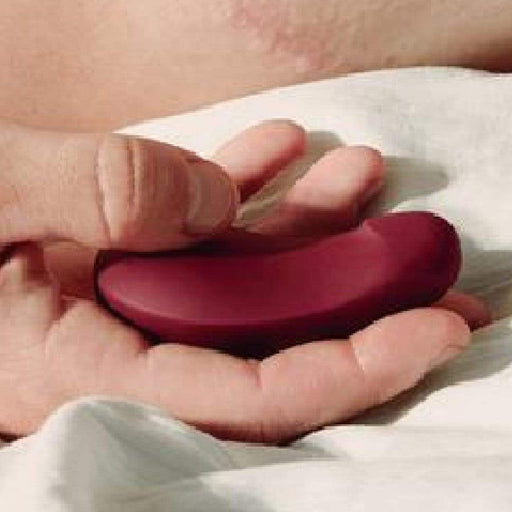 Dame Products Vibrator Pom Hand Held Flexible Silicone Vibrator by Dame Products - Plum