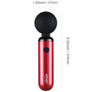 Pomi Petite Clitoral Wand Vibrator - Red