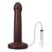 Pop 7 Inch Silicone Squirting Dildo - Chocolate