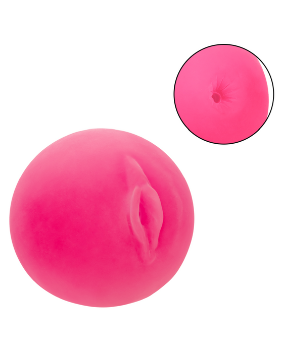 Pop Sock Pocket Pussy Real Feel Stretchy Stroker - Pink