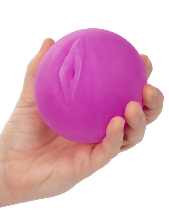 Pop Sock Pocket Pussy Real Feel Stretchy Stroker - Purple