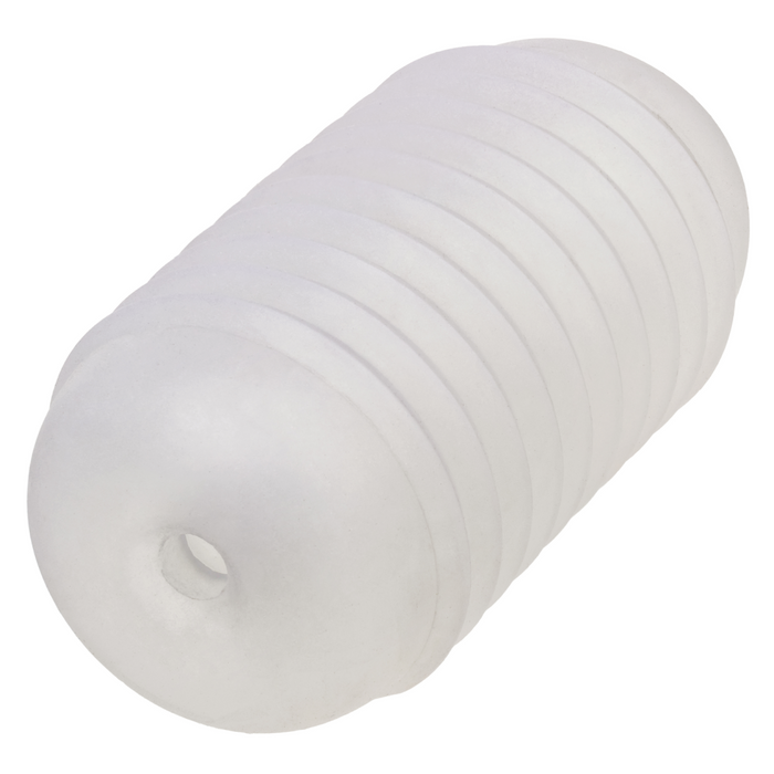 Pop Sock Ribbed Ultra Squishy Reversible Stroker - Clear