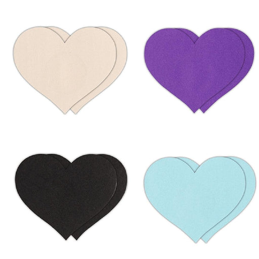 Pretty Pasties Hearts in Assorted Colours Set of 4