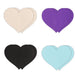Pretty Pasties Hearts in Assorted Colours Set of 4