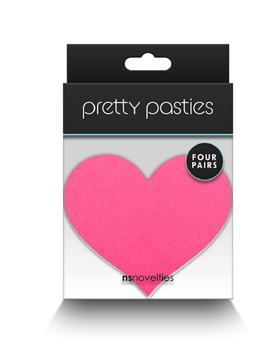 NS Novelties Pasties Pretty Pasties Hearts in Pinks and Blues Set of 4