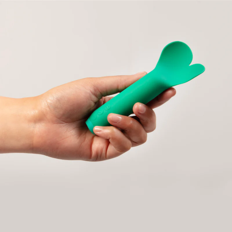 Je Joue Amour Heart Shaped Tip Bullet Vibrator - Green (Damaged Box)