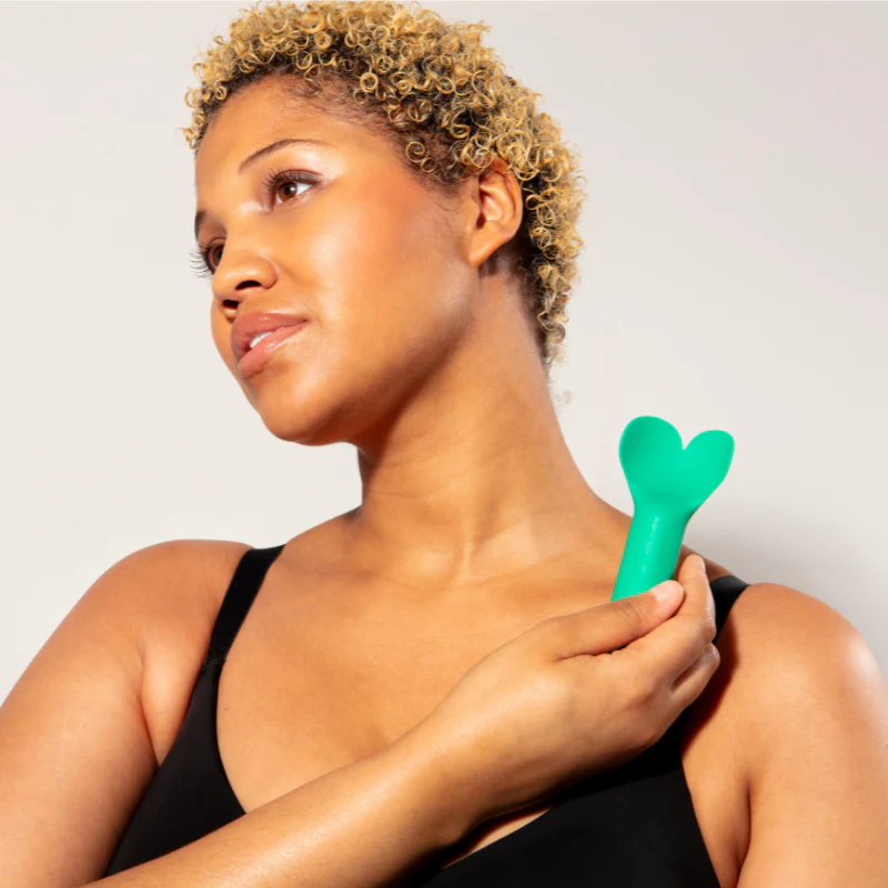 Je Joue Amour Heart Shaped Tip Bullet Vibrator - Green (Damaged Box)