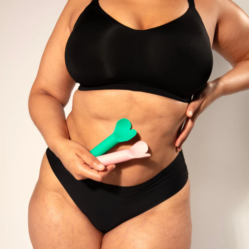 Je Joue Amour Heart Shaped Tip Bullet Vibrator - Green (Damaged Box)