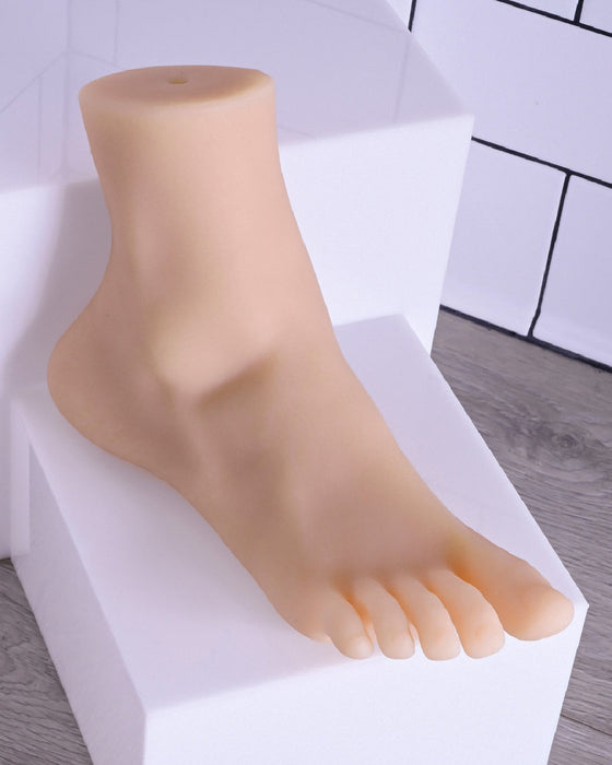 Pussy Footin Realistic Foot Masturbator - Vanilla Info