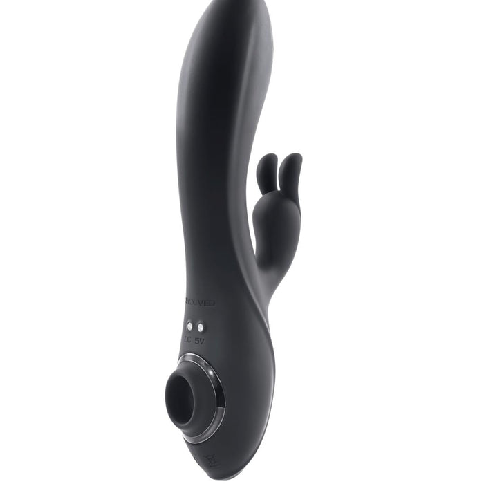 Rabbit Hole Double Ended G-Spot and Clitoral Suction Rabbit Vibrator