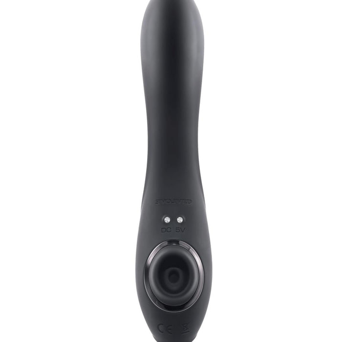Rabbit Hole Double Ended G-Spot and Clitoral Suction Rabbit Vibrator