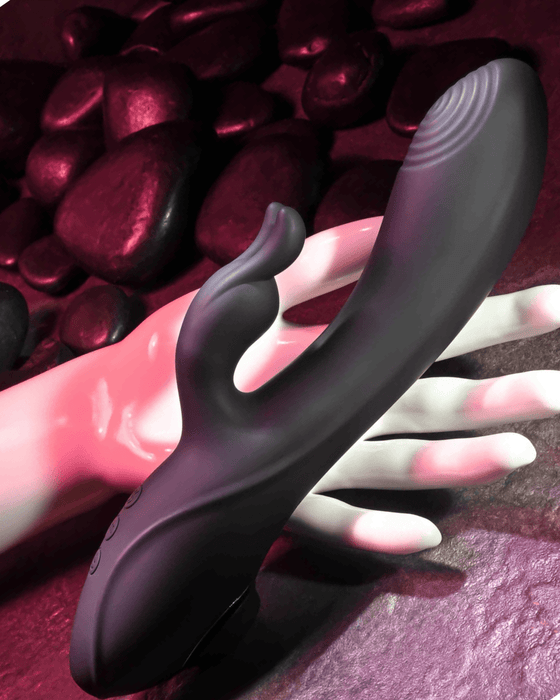 Evolved Novelties Vibrator Rabbit Hole Double Ended G-Spot and Clitoral Suction Rabbit Vibrator