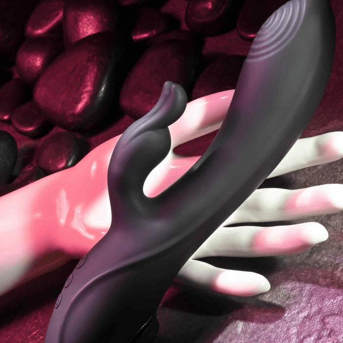 Rabbit Hole Double Ended G-Spot and Clitoral Suction Rabbit Vibrator