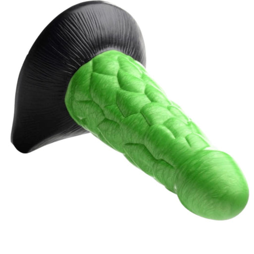 Radioactive Reptile Scaly Thick 7.5 Inch Silicone Fantasy Dildo