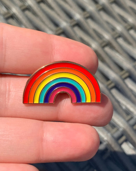 Rainbow Pride Pin - LGBTQ+ Pride Lapel Jacket Bag Pin