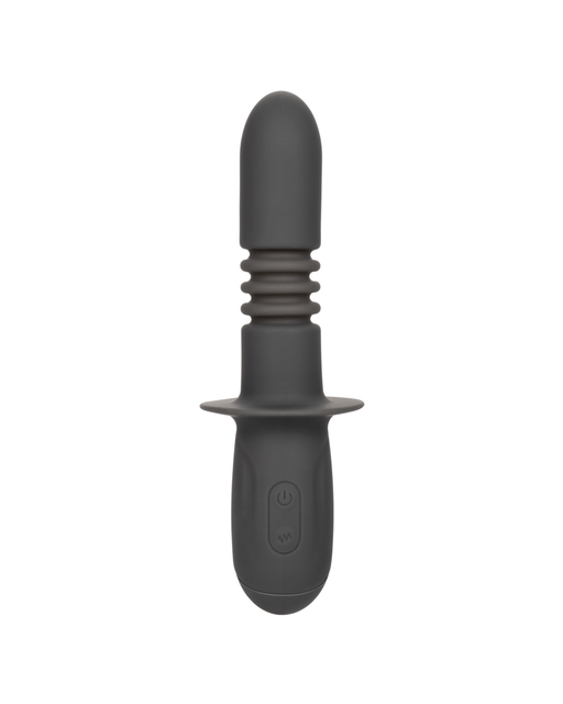 CalExotics Vibrator Ramrod Thrusting Vibrating Silicone Dildo with Handle