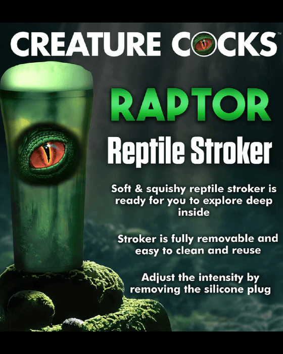 XR Brands Masturbator Raptor Reptile Stroker Fantasy Role Play Stroker