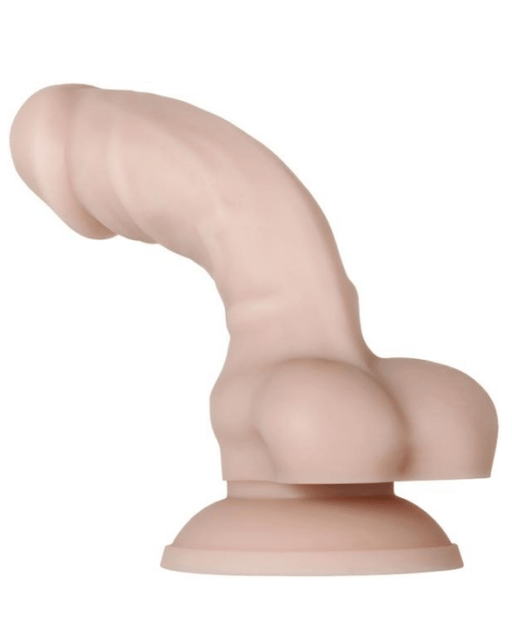 Evolved Novelties Dildo Real Supple Poseable 6 Inch Silicone Dildo - Vanilla