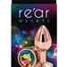 NS Novelties Butt Plug Rear Assets Rose Gold and Rainbow Gemstone Anal Plug - Small