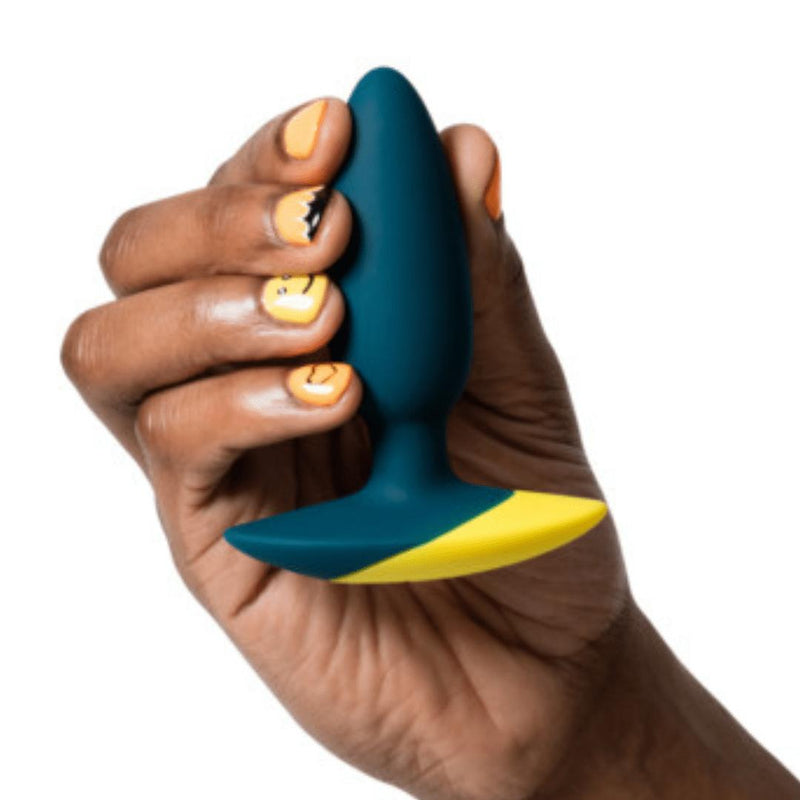 Romp Bass Vibrating Anal Plug - Teal