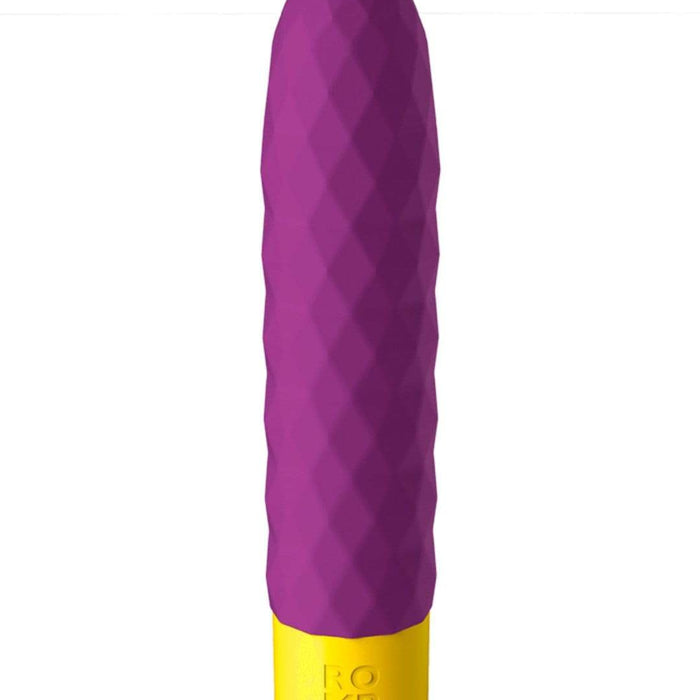 WOW Vibrator Romp Beat Rechargeable Silicone Bullet Vibrator - Purple