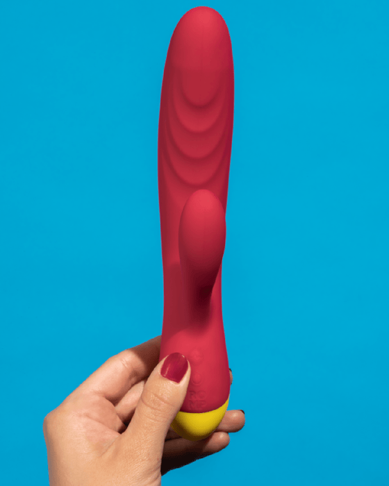 WOW Vibrator Romp Jazz Rechargeable Silicone Rabbit Vibrator