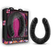 Blush Novelties Dildo Ruse 18 inch Silicone Double Dildo - Black