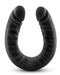 Blush Novelties Dildo Ruse 18 inch Silicone Double Dildo - Black