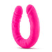 Blush Novelties Dildo Ruse 18 inch Silicone Slim Double Dildo - Hot Pink