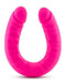 Blush Novelties Dildo Ruse 18 inch Silicone Slim Double Dildo - Hot Pink