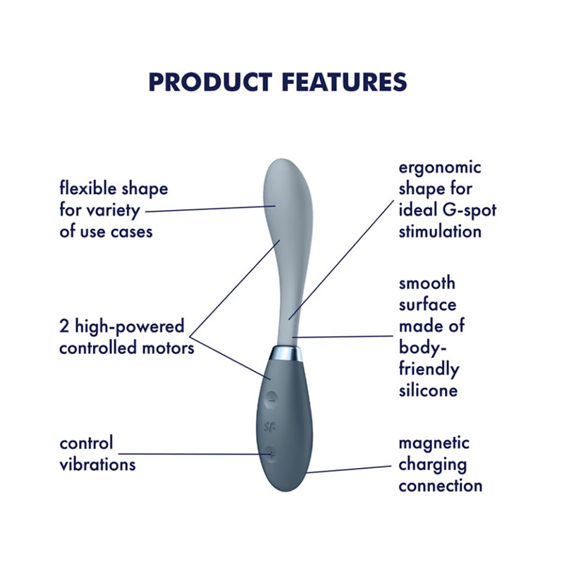 Satisfyer Flex Bendable Slim Double Motor Vibrator