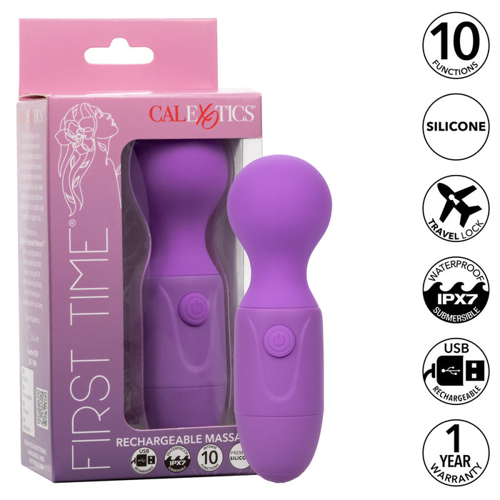 First Time Rechargeable Massager - Purple