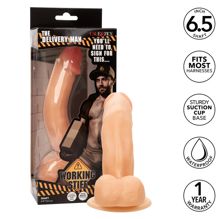 The Delivery Man 6.5 Inch Realistic Veiny Dildo