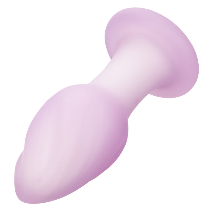 Lavender Haze Ridged Vibrating Butt Plug