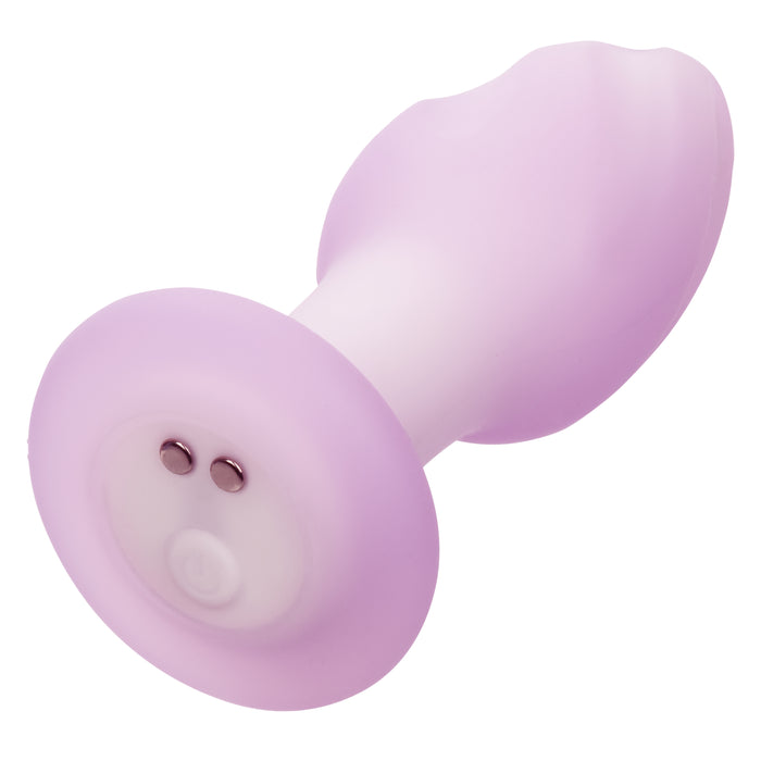 Lavender Haze Ridged Vibrating Butt Plug