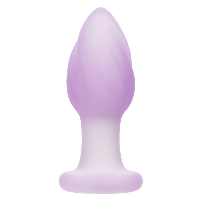 Lavender Haze Ridged Vibrating Butt Plug